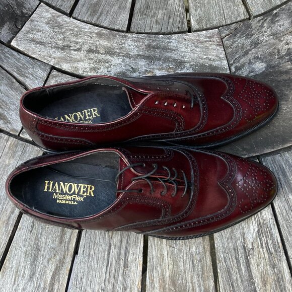 hanover usa wingtip burgundy 8.5 C/A main image 11